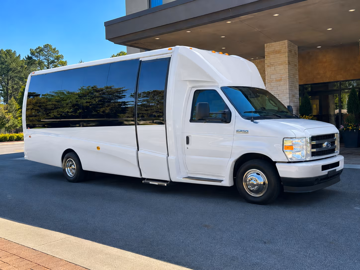 Colorado Springs Airport Shuttle & Transportation party bus exterior