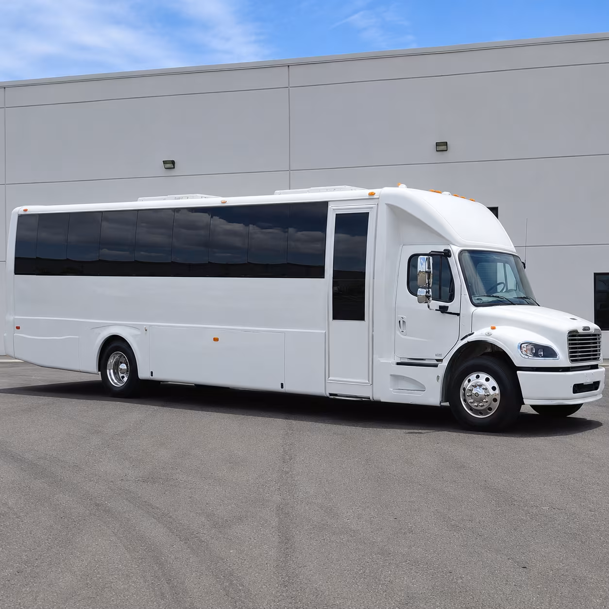 Colorado Springs Bachelor & Bachelorette Transportation party bus exterior