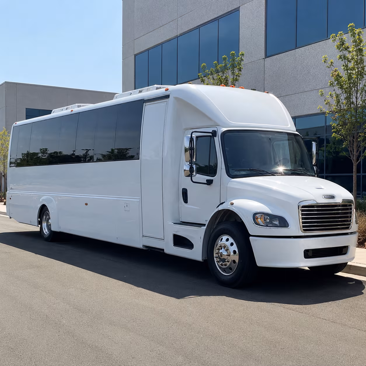 Colorado Springs Bachelor & Bachelorette Transportation party bus exterior