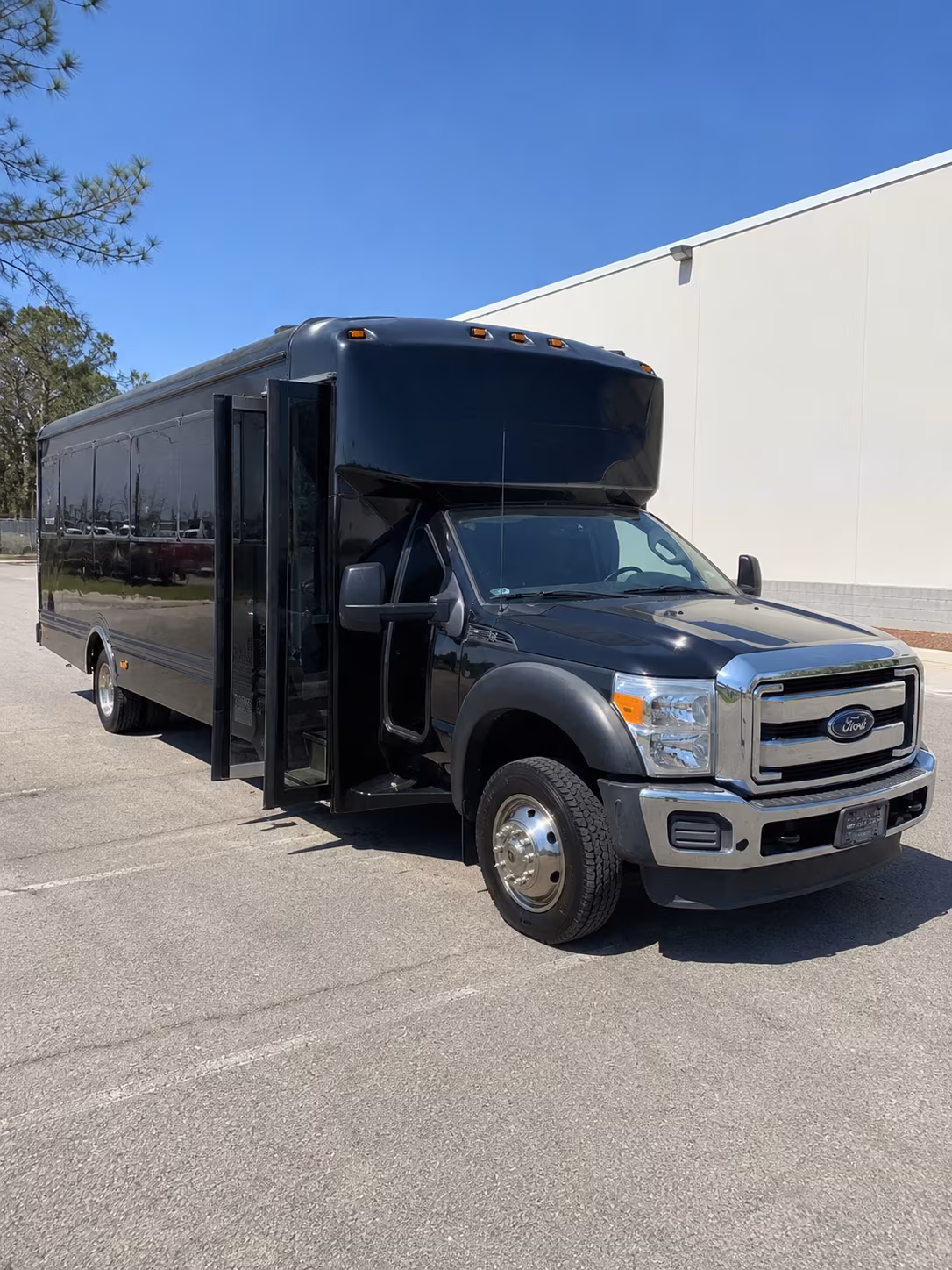 Colorado Springs Concert & Music Festival Transportation party bus exterior