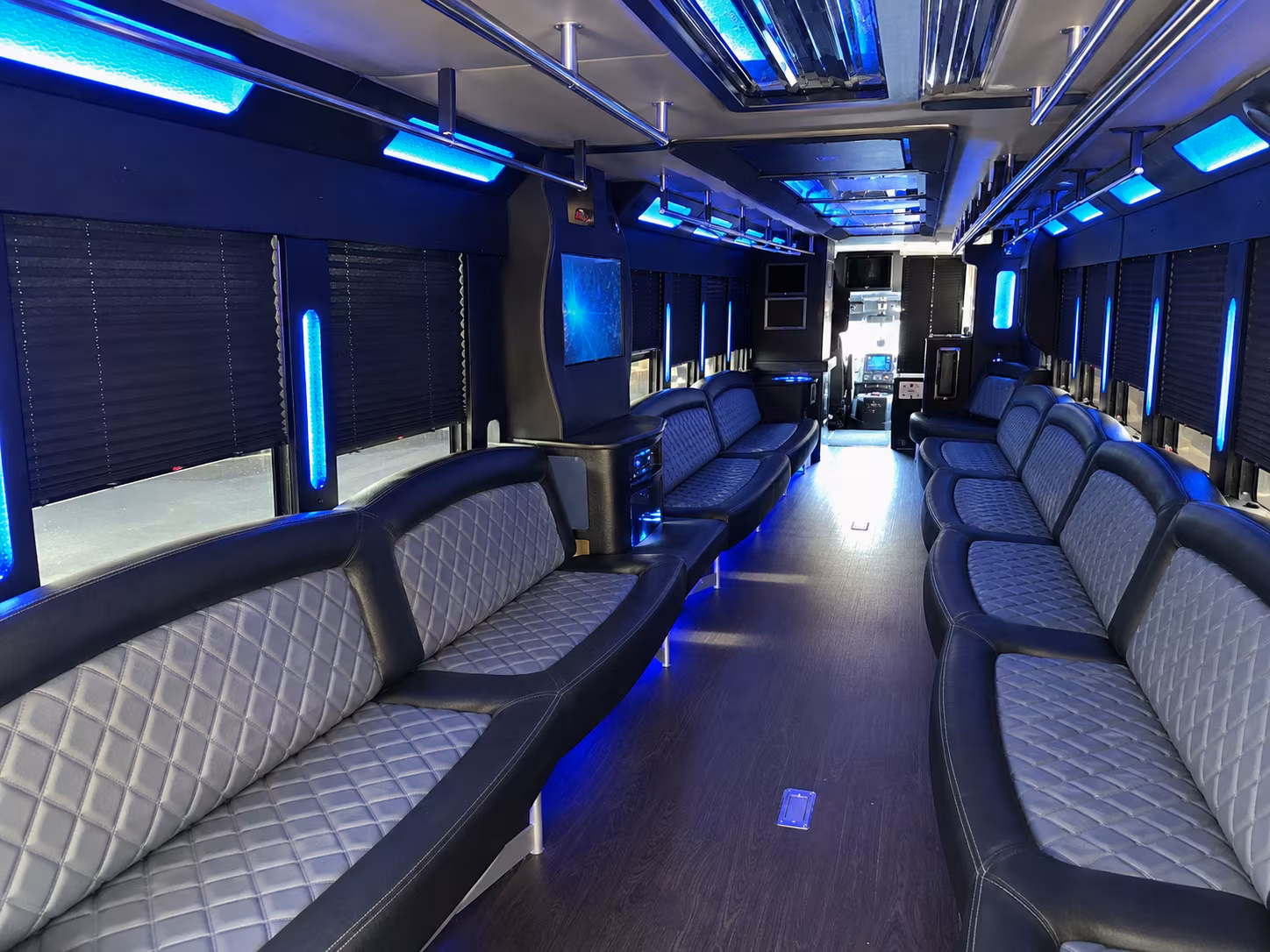 Colorado Springs Concert & Music Festival Transportation party bus exterior
