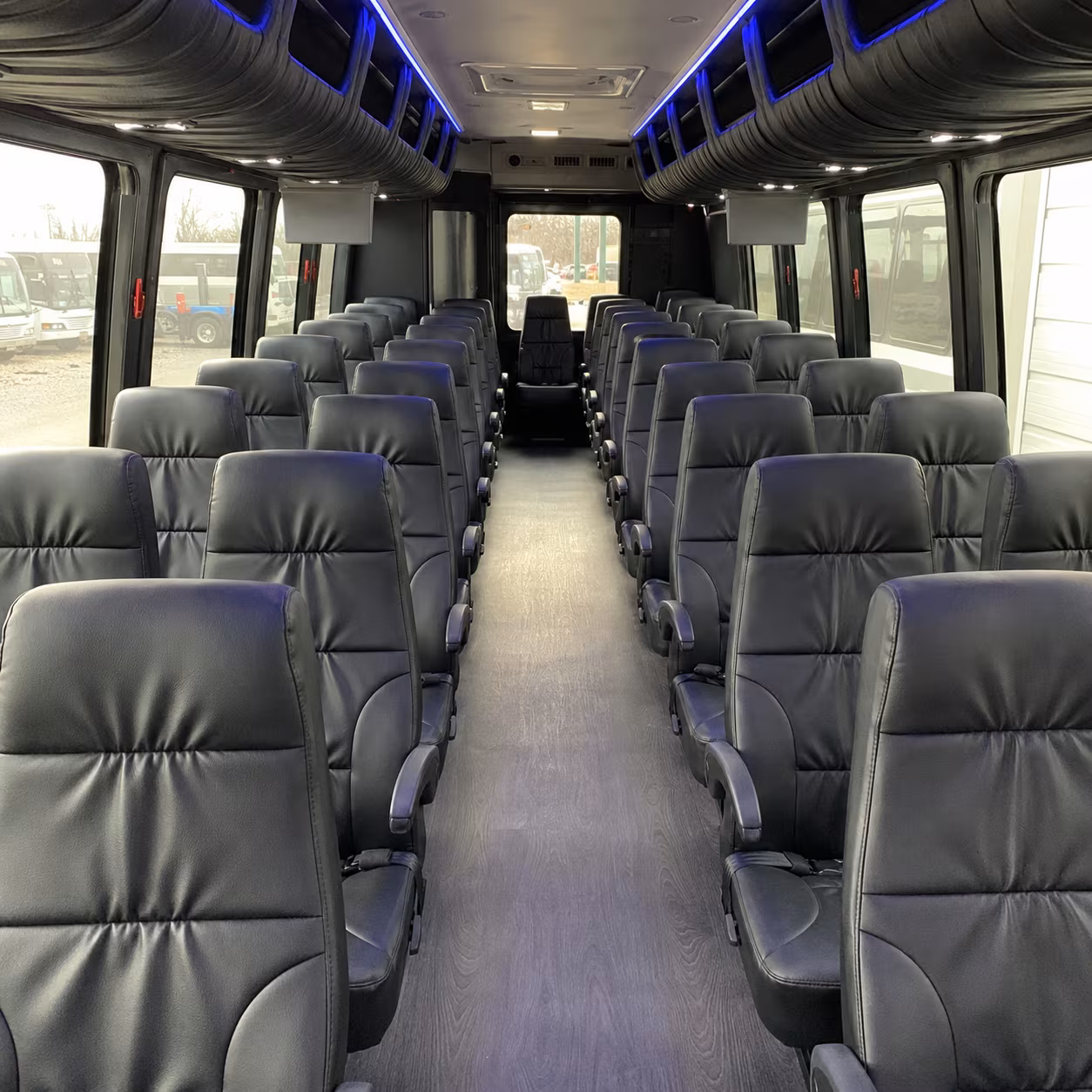 Colorado Springs Corporate Transportation party bus exterior