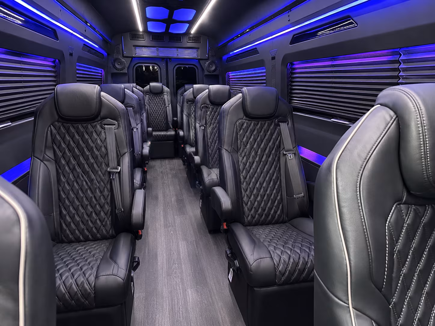 Colorado Springs Corporate Transportation onboard seating