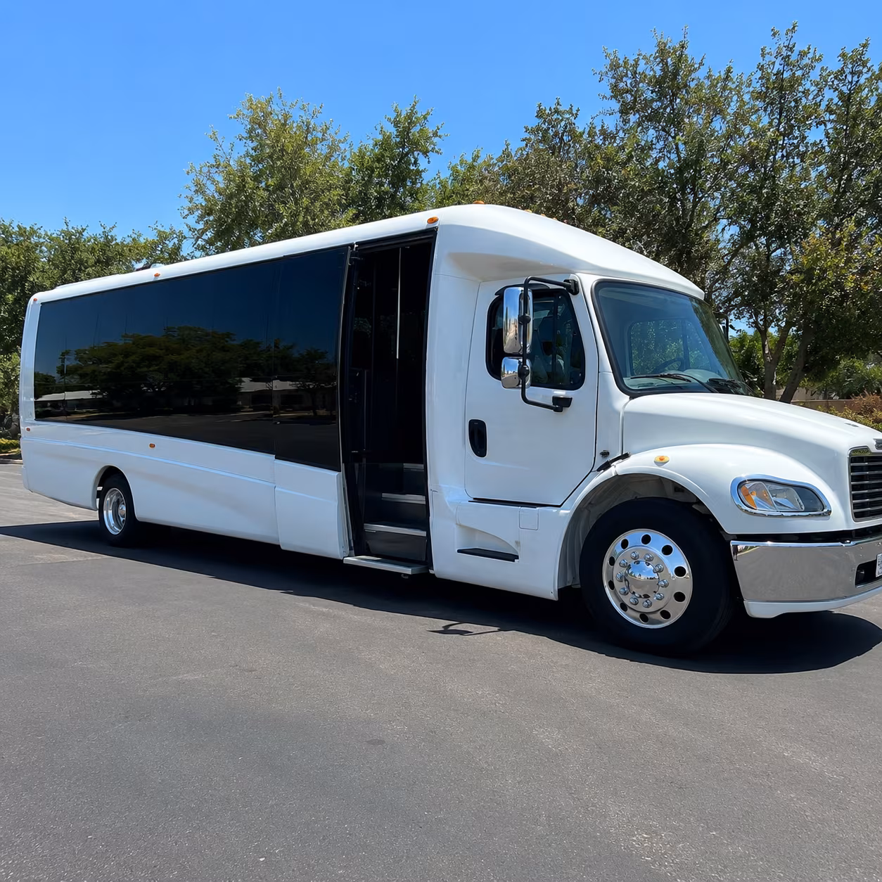 Colorado Springs Corporate Transportation party bus exterior