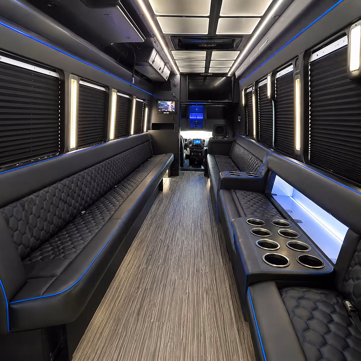 Colorado Springs Private Event Transportation onboard seating