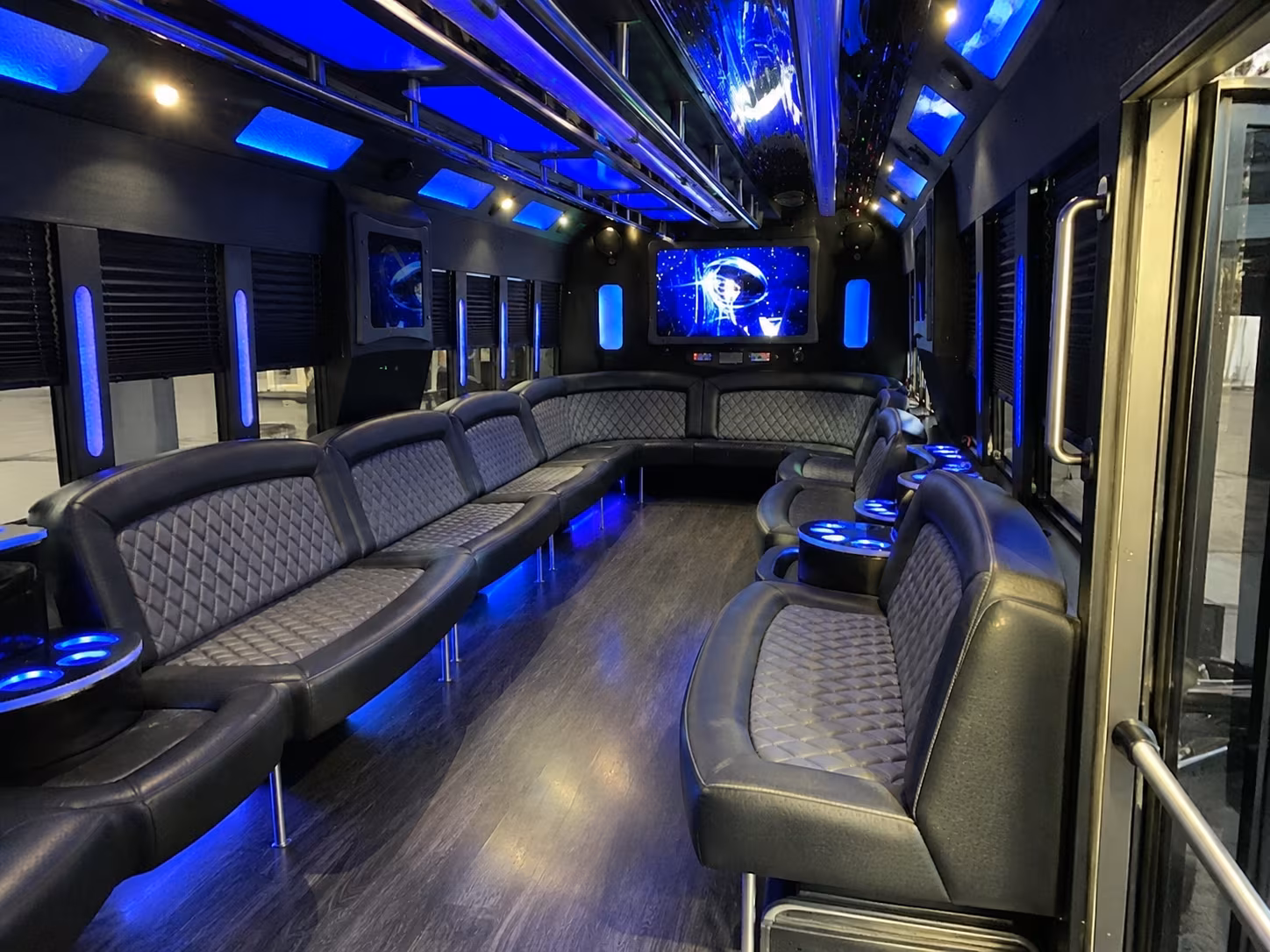 Colorado Springs Private Event Transportation party bus exterior