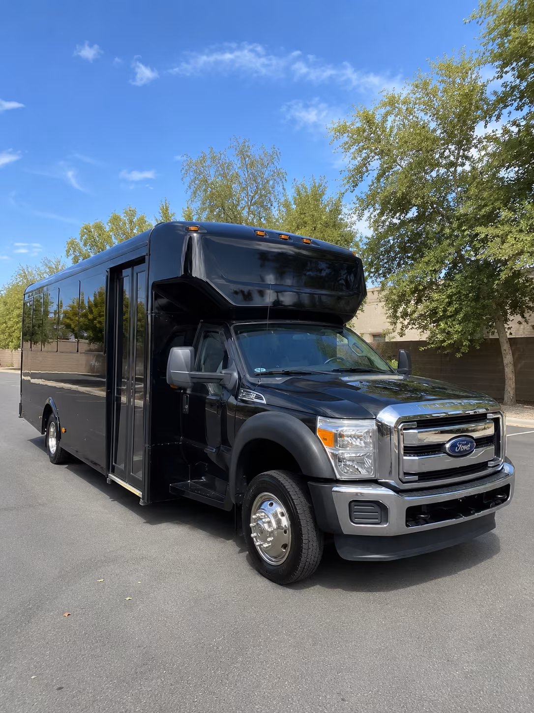 Colorado Springs Prom & Homecoming Transportation party bus exterior