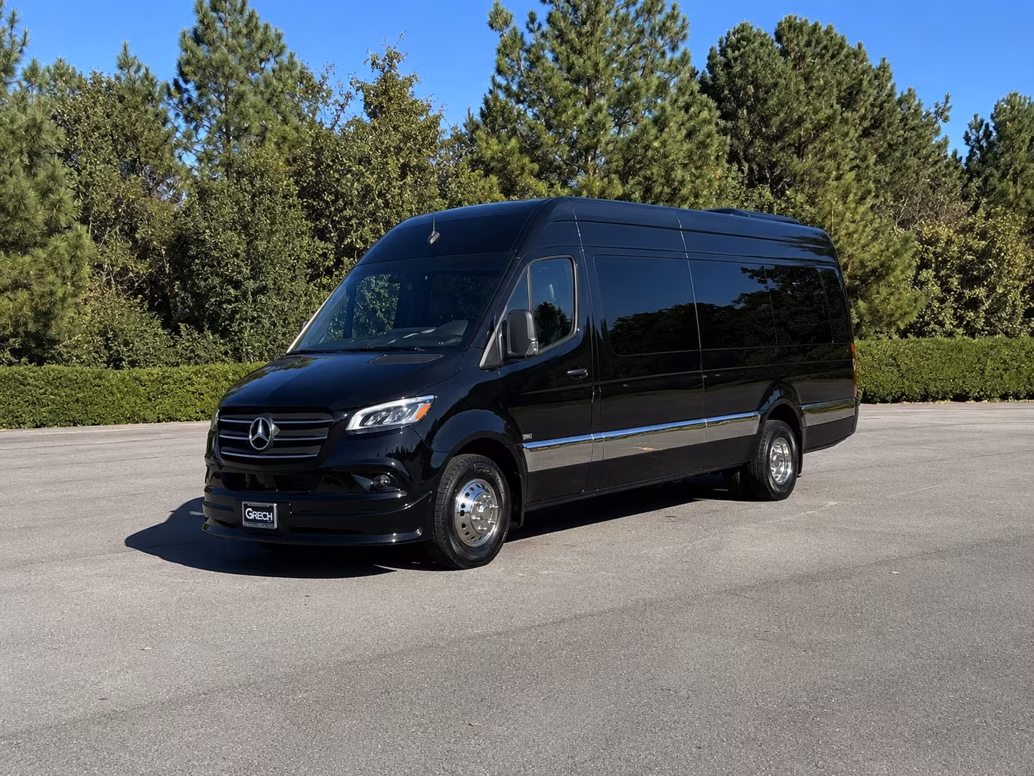 Colorado Springs School Event Transportation party bus exterior