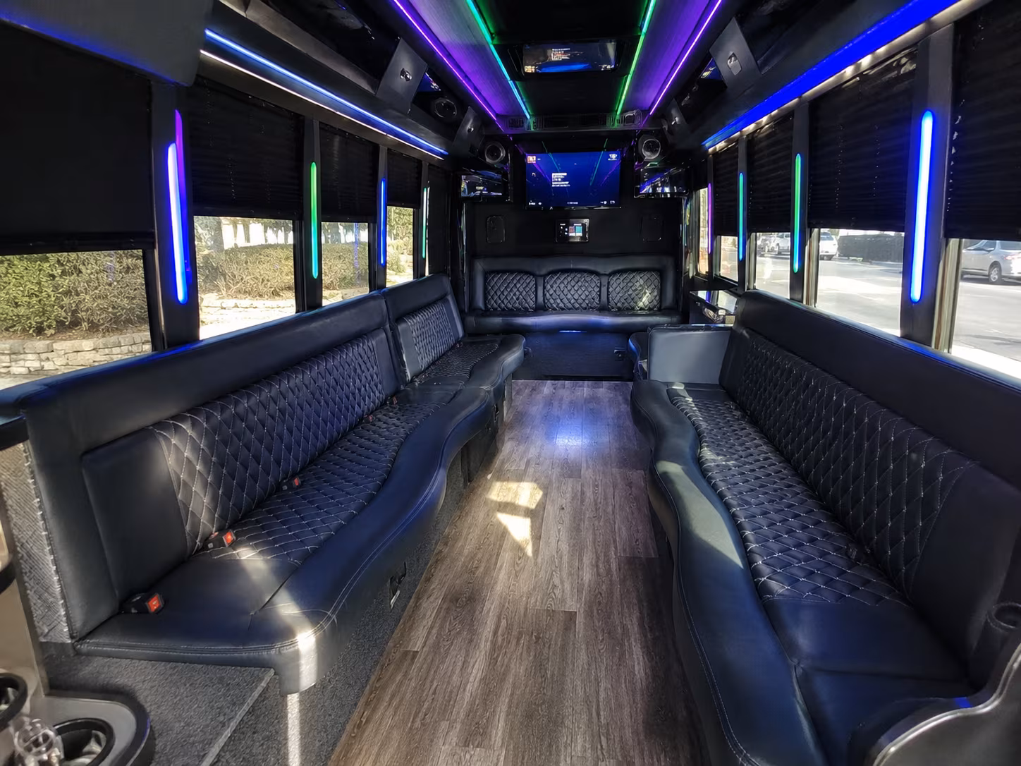 Colorado Springs Winery Tour & Pub Crawl Transportation party bus exterior